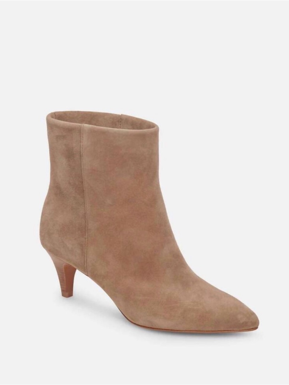 Dolce Vita Truffle Suede Mid-Heel Ankle Boot, Sz 10 NWOT
